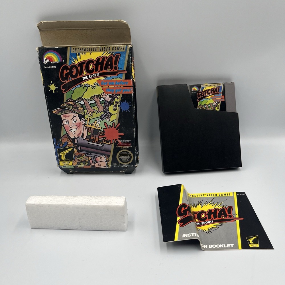Nintendo NES‎ Gotcha! The Sport! (1987) CIB Complete Tested